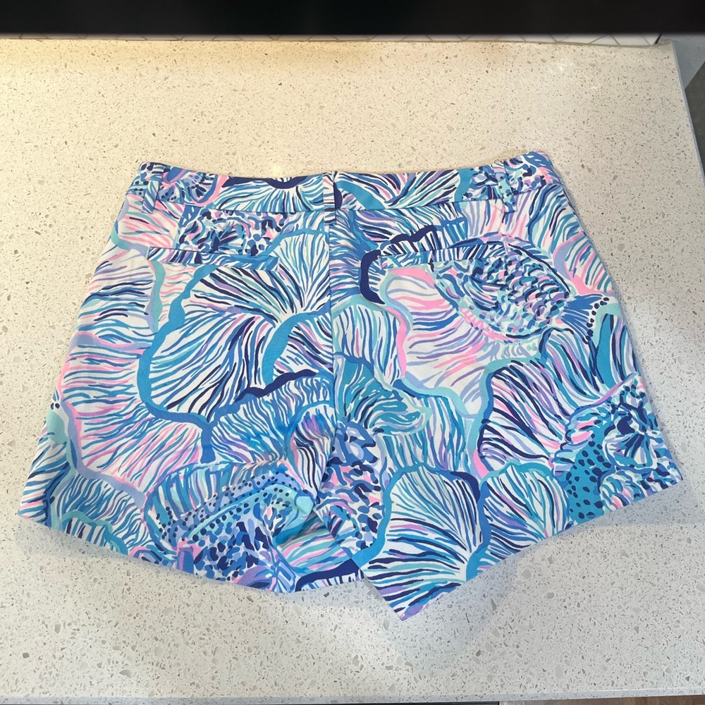 Lilly Pulitzer Callahan Stretch Shorts Fishful Thinking Size 8 NWT - Picture 5 of 13
